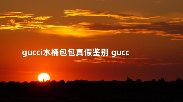 gucci水桶包包真假鉴别 gucci是奢侈品牌吗